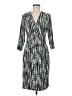 Kasper Chevron-herringbone Gray Cocktail Dress Size M - photo 1