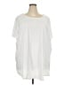 Roaman's White Short Sleeve Top Size 30 (3X) - photo 1