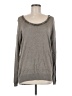 Vertical Design Gray Long Sleeve T-Shirt Size M - photo 1