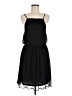 Francesca's 100% Polyester Solid Black Cocktail Dress Size M - photo 1