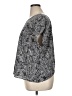 Torrid 100% Polyester Tropical Gray Black Short Sleeve Blouse Size 1X Plus (1) - photo 5