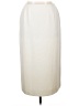 Le Suit 100% Polyester Solid Ivory Formal Skirt Size 14 Petite - photo 1