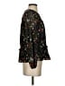 Madewell 100% Polyester Black Long Sleeve Blouse Size XS - photo 4