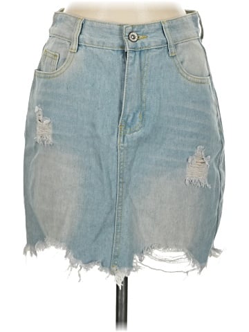 Las Olas Denim Skirt (view 1)