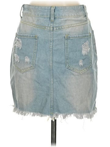 Las Olas Denim Skirt (view 2)