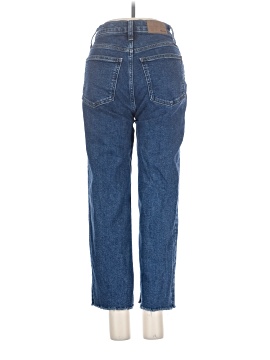 Madewell The Petite Perfect Vintage Straight Jean in Bright Indigo Wash: Instacozy Edition (view 2)