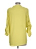Calvin Klein 100% Polyester Yellow 3/4 Sleeve Blouse Size L - photo 2