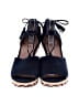 CAbi 100% Leather Blue Wedges Size 9 1/2 - photo 2