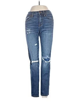 Madewell 9" High-Rise Skinny Jeans: Ripped and Patched Edition (view 1)