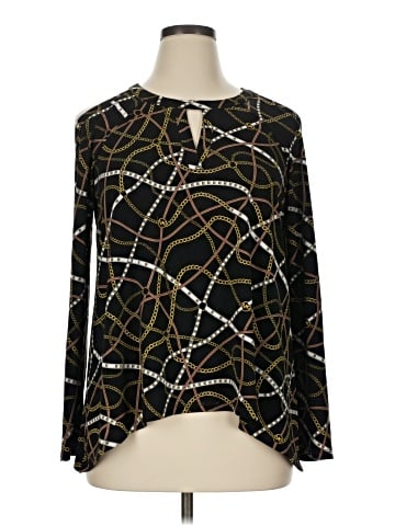 MICHAEL Michael Kors Long Sleeve Blouse (view 1)