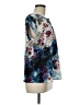 Ivanka Trump Graphic Blue Short Sleeve Blouse Size M - photo 4
