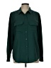 Alfani 100% Polyester Solid Green Long Sleeve Blouse Size L - photo 1