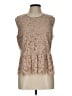 J.Crew Tan Sleeveless Blouse Size 12 - photo 1