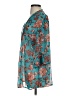 Xhilaration 100% Polyester Teal Kimono Size S - photo 5