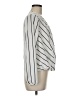 Banana Republic 100% Polyester Silver Long Sleeve Blouse Size M - photo 4