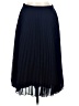 Topshop 100% Polyester Solid Blue Formal Skirt Size 6 - photo 2