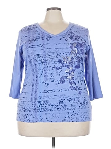 Style&Co 3/4 Sleeve T-Shirt (view 1)