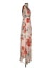 Lulus 100% Polyester Floral Pink Tan Cocktail Dress Size XS - photo 4
