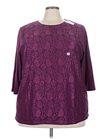 Laura Scott 3/4 Sleeve Top (view 1)