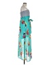 Xhilaration Tropical Teal Casual Dress Size M - photo 4