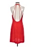 Samsoe Samsoe 100% Polyester Solid Red Cocktail Dress Size S - photo 2