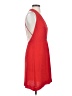 Samsoe Samsoe 100% Polyester Solid Red Cocktail Dress Size S - photo 4