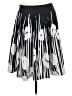 Worthington 100% Polyester Graphic Black Casual Skirt Size 8 - photo 2