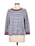 CAbi Stripes Blue Pullover Sweater Size M - photo 1