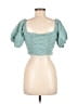 Missguided Teal Tube Top Size 6 - photo 2