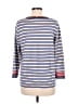 CAbi Stripes Blue Pullover Sweater Size M - photo 2