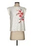 Blu Pepper Silver Sleeveless Blouse Size S - photo 1