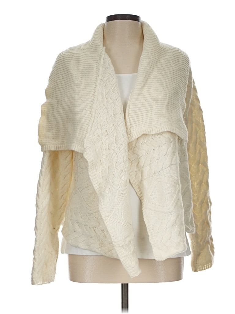 Pre-owned Michael Michael Kors Cardigan Sweater In Ivory