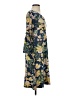 Allison Brittney Print Blue Casual Dress Size S - photo 4