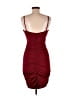 Shein Burgundy Cocktail Dress Size 6 - photo 2