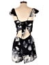 Charlotte Russe Floral Black Romper Size M - photo 2