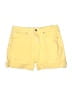 Free Assembly Yellow Denim Shorts Size 6 - photo 1