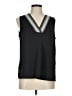 Vince Camuto 100% Polyester Black Sleeveless Blouse Size M - photo 1