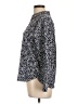 Adrienne Vittadini Polka Dots Black Long Sleeve Blouse Size L - photo 5