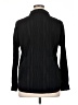Kaileigh Chevron-herringbone Black Long Sleeve Button-Down Shirt Size XL - photo 2