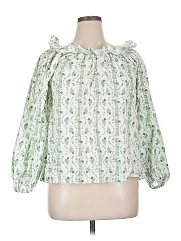 Hill House 3/4 Sleeve Blouse (view 1)