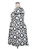 Xhilaration Print Gray Casual Dress Size XXL - photo 5