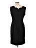 Talbots Solid Black Cocktail Dress Size 12 Petite - photo 2
