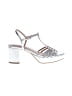 Bandolino Silver Sandals Size 10 - photo 1