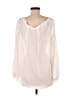 Spiegel 100% Polyester Ivory 3/4 Sleeve Blouse Size M - photo 2