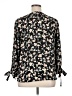 CeCe 100% Polyester Black 3/4 Sleeve Blouse Size XL - photo 2