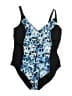 Artesands Print Blue One Piece Swimsuit Size 16 - photo 1