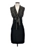 Max Studio 100% Polyester Tweed Black Cocktail Dress Size XS - photo 1