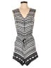 Atmosphere 100% Polyester Graphic Gray Romper Size 4 - photo 1