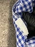 Prettygarden Checkered-gingham Blue 3/4 Sleeve Blouse Size XL - photo 8