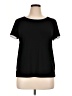 Anne Klein Black Short Sleeve Top Size XL - photo 1